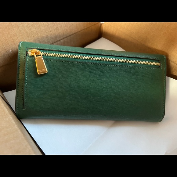 Kate Spade Morgan Continental Wallet -arugula - Picture 1 of 5